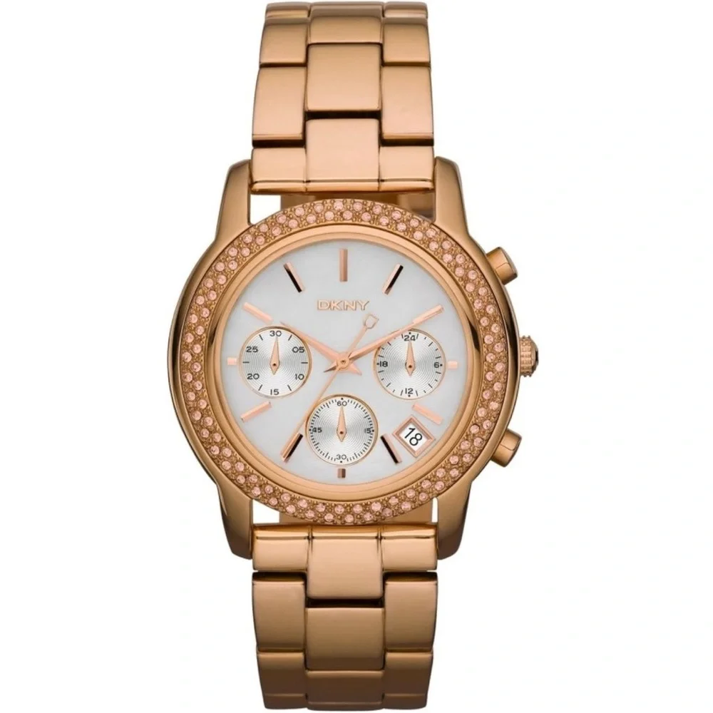 DKNY NY-8432 Women’s‎ Gold Chronograph Watch – Solid Stainless Steel